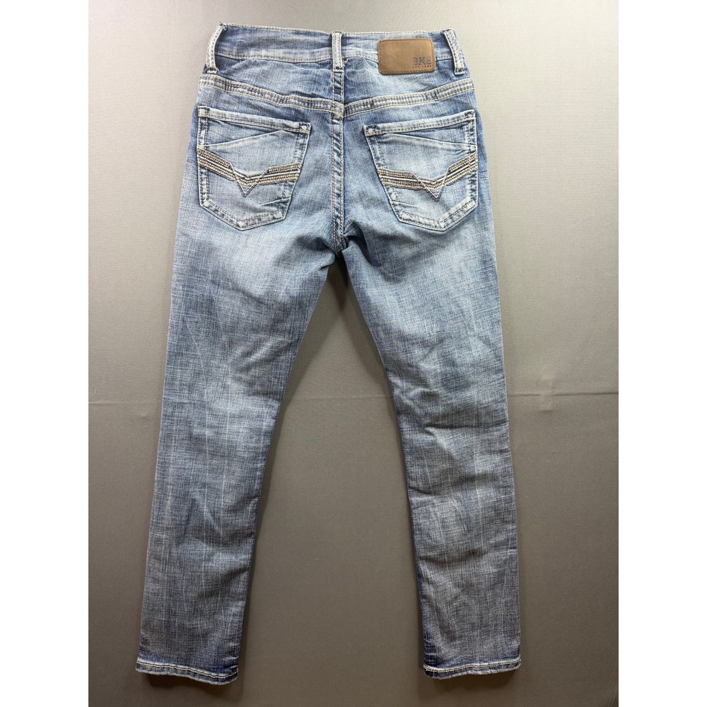 BKE Alec Jeans Mens Blue Slim Fit 28x30